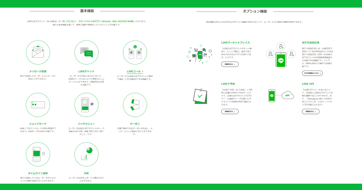 LINEの機能